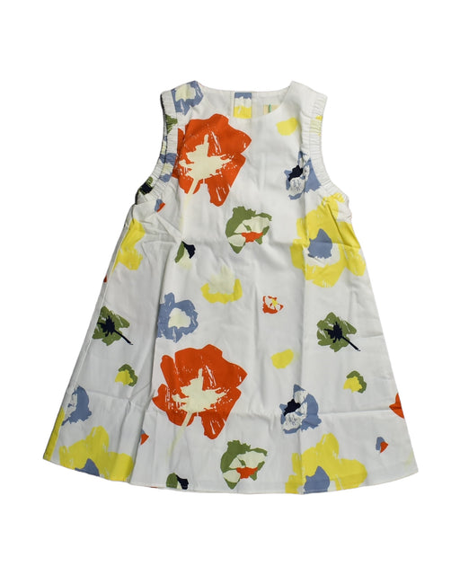 A White Sleeveless Dresses from Our Mini Nature in size 6T for girl. (Front View)