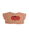 A Orange Short Sleeve Tops from Bobo Choses in size 3T for girl. (Front View)