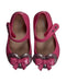 A Pink Flats from Mini Melissa in size 12-18M for girl. (Back View)