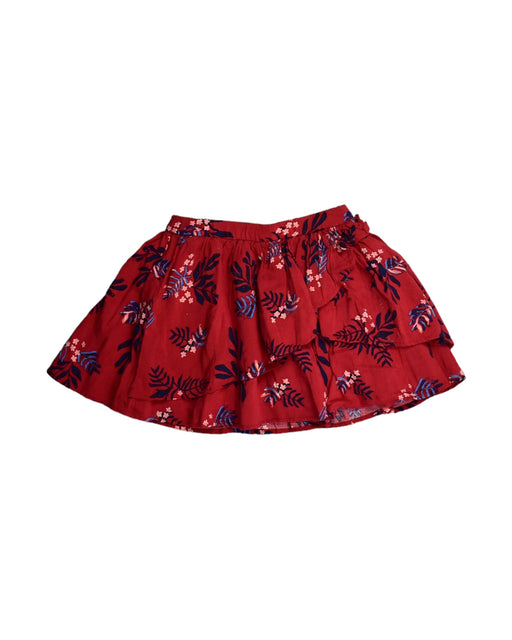 A Red Short Skirts from Carrément Beau in size 5T for girl. (Front View)