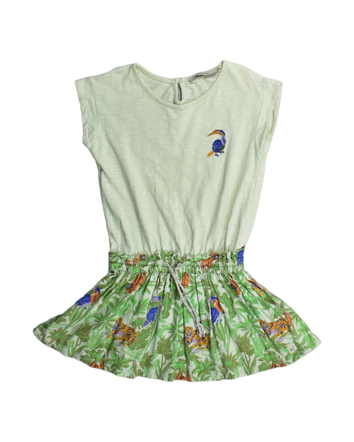 A Green Short Sleeve Dresses from Sissy-Boy in size 6T for girl. (Front View)