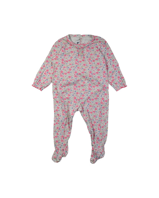 A Pink Jumpsuits from Petit Bateau in size 12-18M for girl. (Front View)