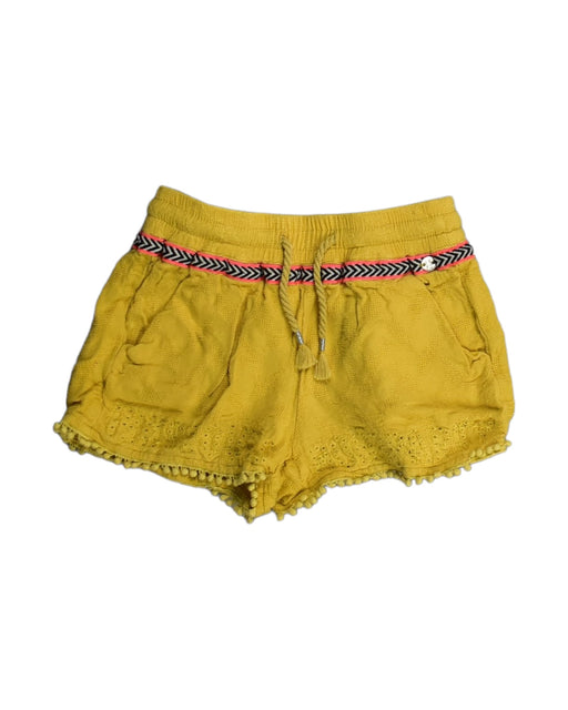 A Yellow Shorts from IKKS in size 3T for girl. (Front View)