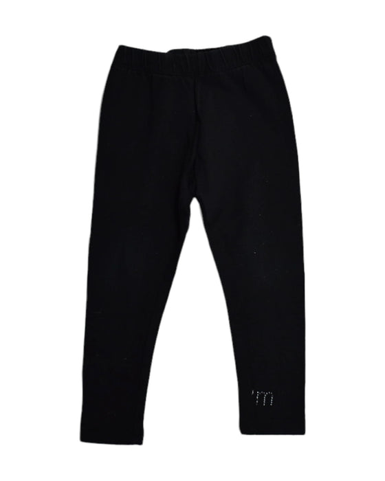 A Black Leggings from Marese in size 3T for girl. (Front View)