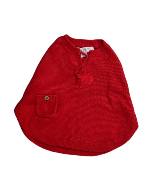 A Red Capes & Ponchos from Chateau de Sable in size 18-24M for girl. (Front View)