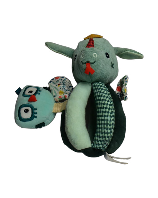 A Green Soft Toys from Lilliputiens in size O/S for neutral. (Front View)