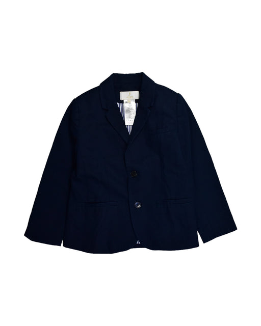 A Blue Blazers from Jacadi in size 6T for girl. (Front View)