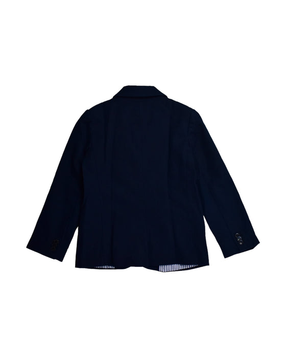 A Blue Blazers from Jacadi in size 6T for girl. (Back View)
