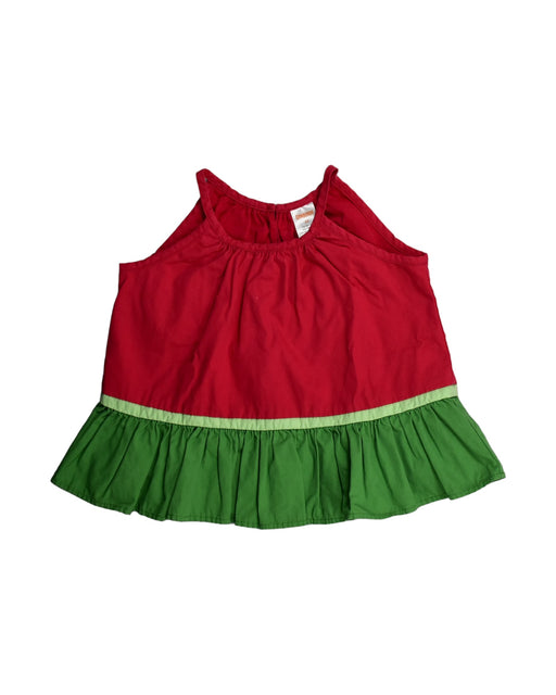 A Red Sleeveless Tops from Gymboree in size 2T for girl. (Front View)