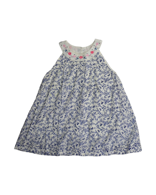 A White Sleeveless Dresses from Sergent Major in size 3T for girl. (Front View)