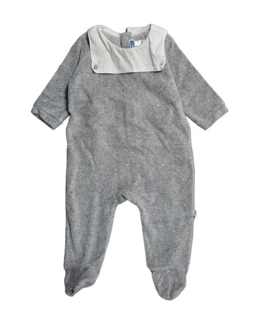 A Grey Jumpsuits from Jacadi in size 3-6M for boy. (Front View)