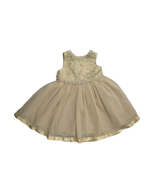 A Gold Sleeveless Dresses from Nanette Lepore in size 18-24M for girl. (Front View)