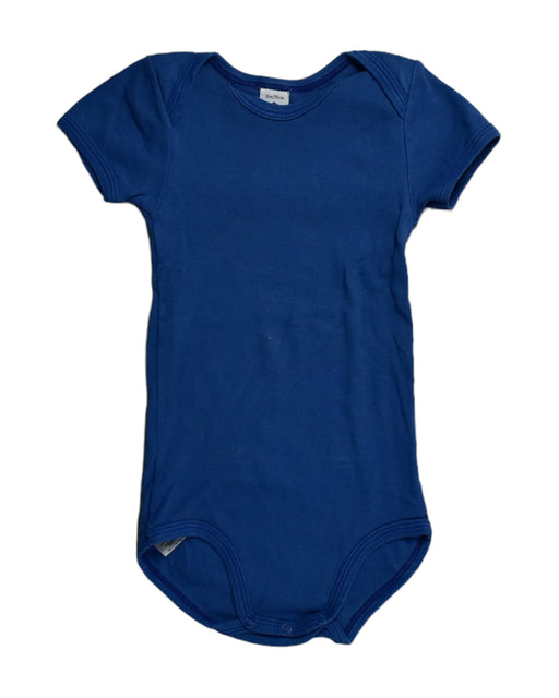 A Blue Bodysuits from Petit Bateau in size 3T for girl. (Front View)