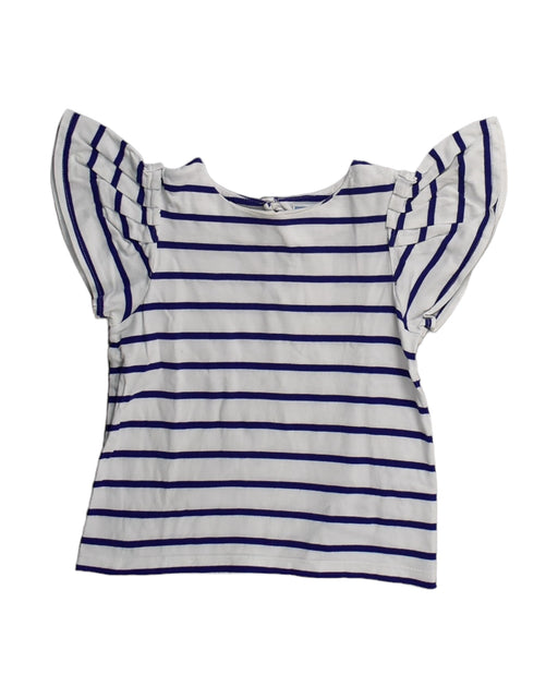 A White Short Sleeve Tops from Jacadi in size 3T for girl. (Front View)