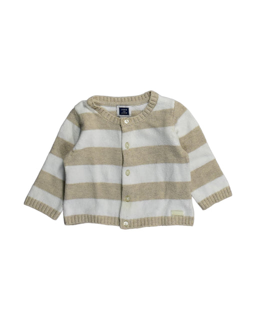 A Beige Cardigans from Janie & Jack in size 3-6M for girl. (Front View)