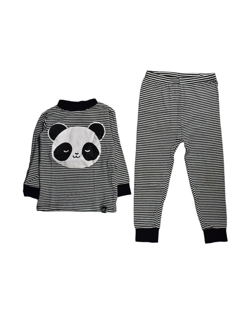 A Black Pyjama Sets from Whistle & Flute in size 4T for neutral. (Front View)