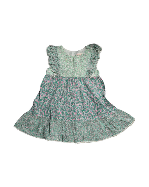 A Green Sleeveless Dresses from Country Road in size 18-24M for girl. (Front View)