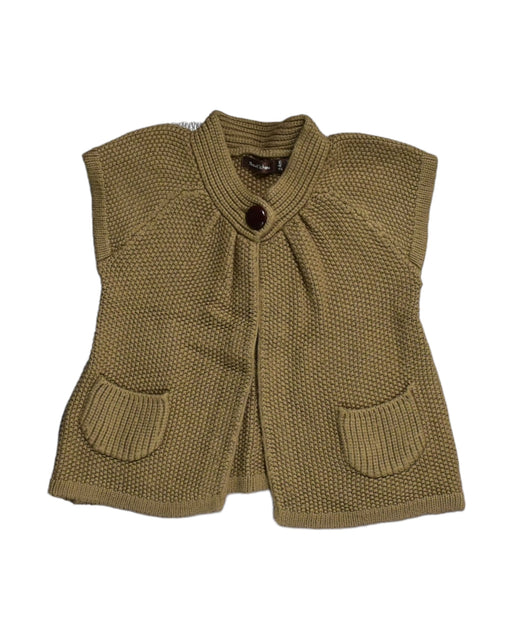 A Gold Vests from Bout'Chou in size 18-24M for girl. (Front View)