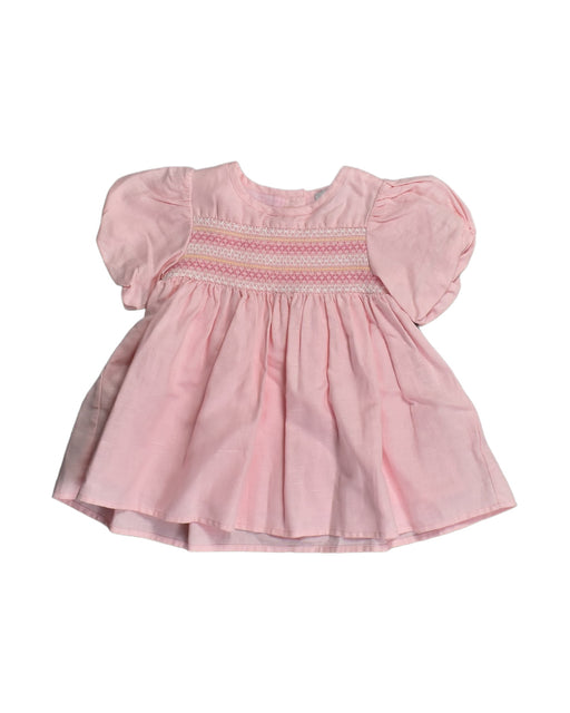 A Pink Short Sleeve Dresses from Vauva in size 12-18M for girl. (Front View)