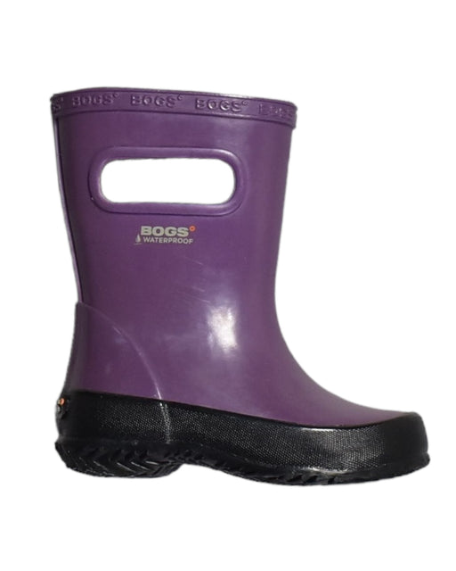 A Purple Rain Boots from Bogs in size 3T for neutral. (Front View)