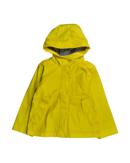 A Yellow Rain Jackets from Crewcuts in size 5T for neutral. (Front View)
