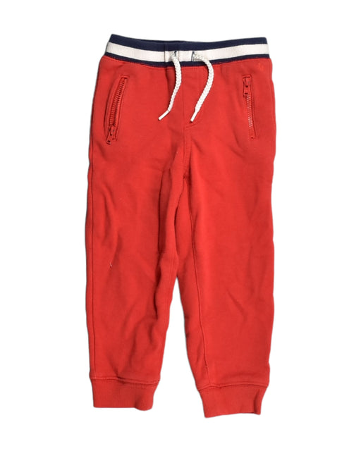 A Red Sweatpants from Janie & Jack in size 2T for neutral. (Front View)