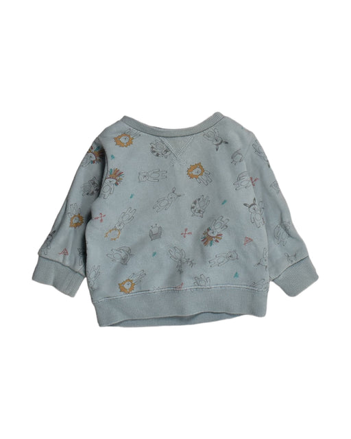 A Grey Sweatshirts from Noukie's in size 6-12M for boy. (Front View)