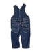 A Blue Long Overalls from Cyrillus in size 3-6M for boy. (Back View)