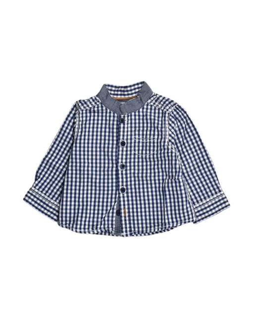 A Blue Shirts from Cyrillus in size 3-6M for boy. (Front View)