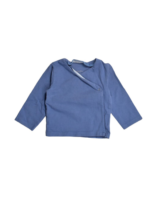 A Blue Long Sleeve Tops from Pehr in size 6-12M for neutral. (Front View)