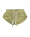 A Green Shorts from Jamie Kay in size 6-12M for girl. (Front View)