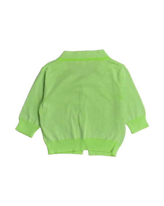 A Green Cardigans from Simonetta in size 8Y for girl. (Back View)