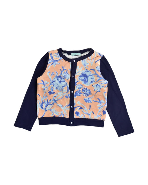 A Blue Cardigans from Hakka in size 7Y for girl. (Front View)