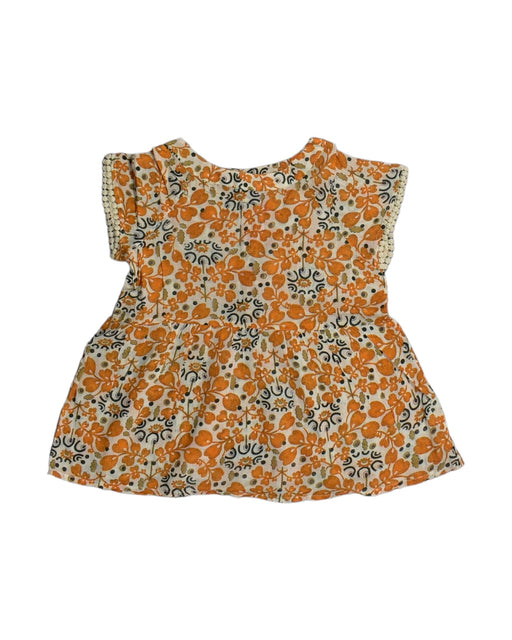 A Orange Short Sleeve Tops from Bonpoint in size 8Y for girl. (Front View)
