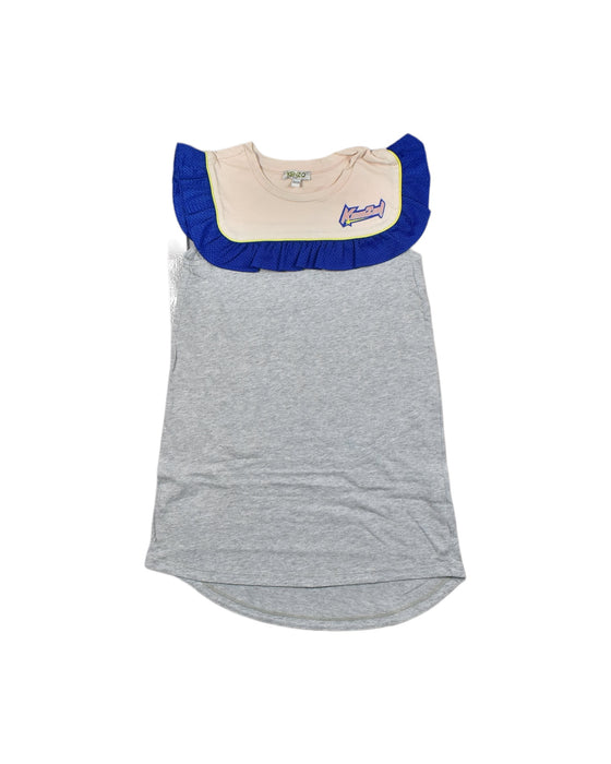 A Grey Sleeveless Dresses from Kenzo in size 8Y for girl. (Front View)