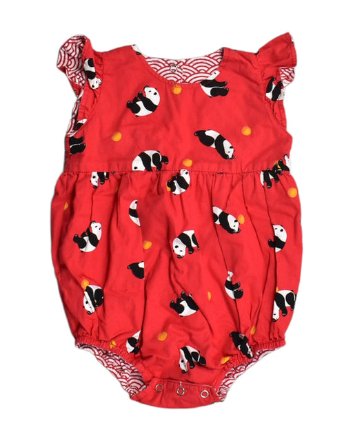 A Red Bodysuits from Maison Q in size XS for girl. (Front View)