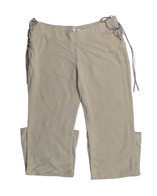 A Beige Casual Pants from Spring in size M for maternity. (Front View)