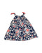 A Blue Sleeveless Dresses from Comme Maman Collection in size 2T for girl. (Back View)