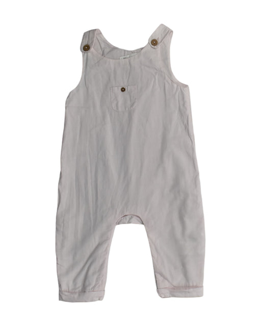 A White Long Overalls from Chateau de Sable in size 6-12M for boy. (Front View)