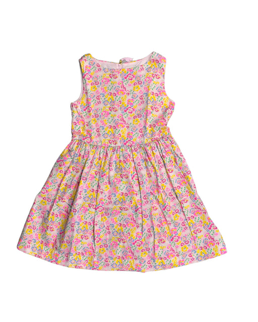 A Pink Sleeveless Dresses from Crewcuts in size 7Y for girl. (Front View)