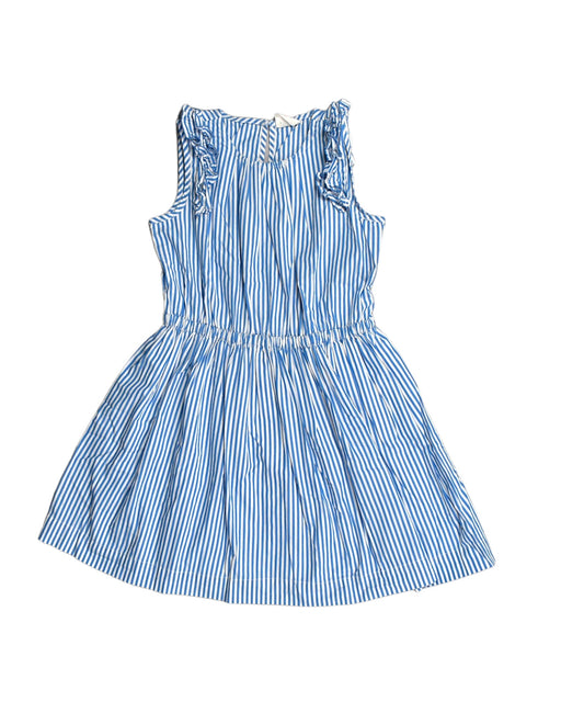 A Blue Sleeveless Dresses from Crewcuts in size 7Y for girl. (Front View)