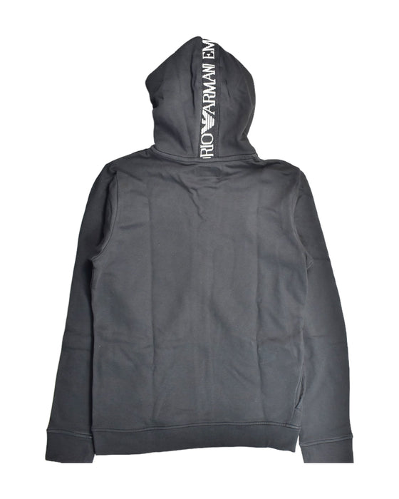A Black Lightweight Jackets from Emporio Armani in size 14Y for boy. (Back View)