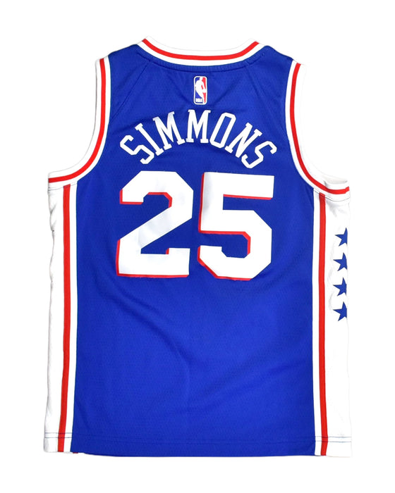 A Blue Active Tops from Nike in size S for boy. (Back View)