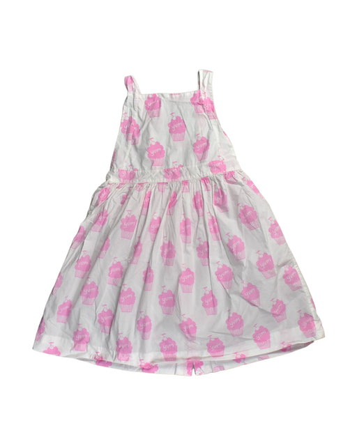 A White Sleeveless Dresses from Seed in size 10Y for girl. (Front View)