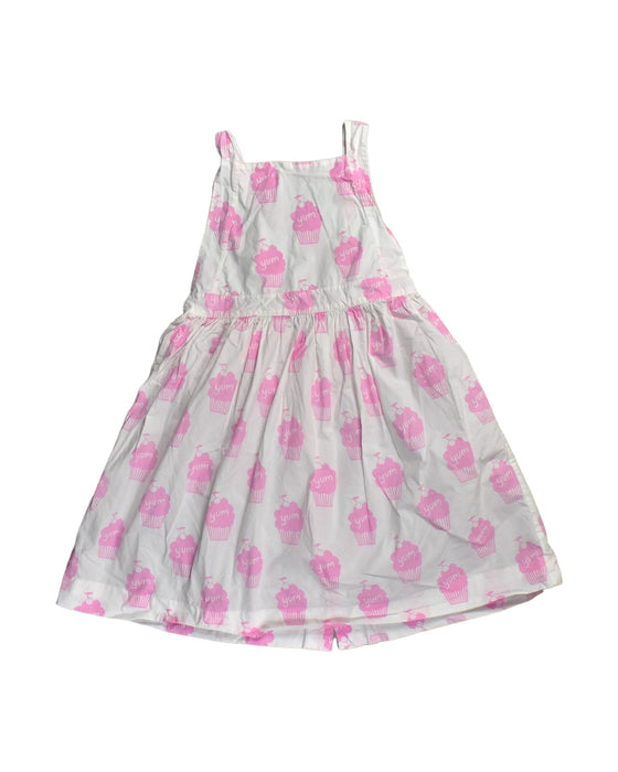 A White Sleeveless Dresses from Seed in size 10Y for girl. (Front View)