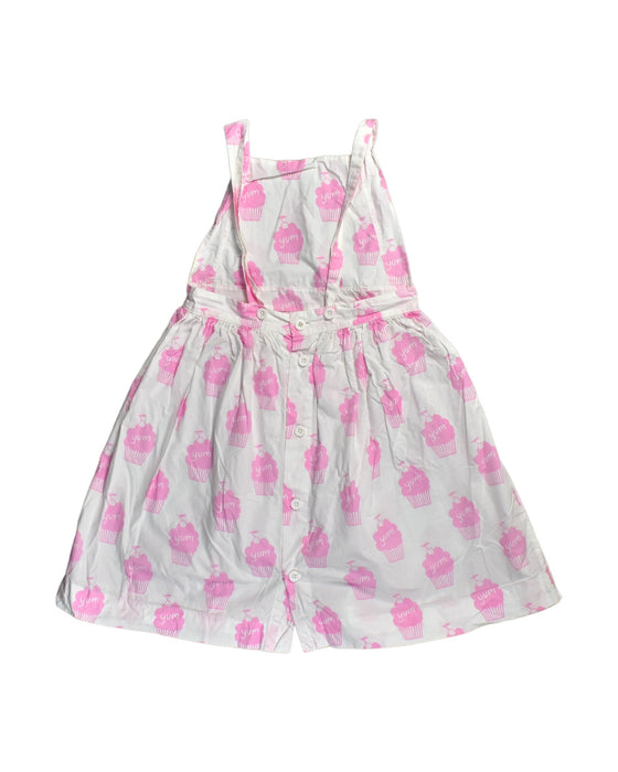 A White Sleeveless Dresses from Seed in size 10Y for girl. (Back View)