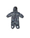 A Black Snowsuits from Molo in size 12-18M for boy. (Back View)