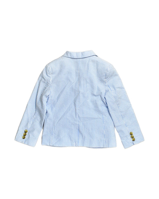 A Blue Coats from Janie & Jack in size 4T for girl. (Back View)