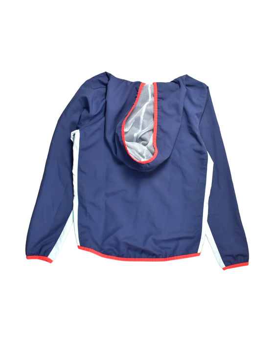 A Blue Lightweight Jackets from Under Armour in size M for boy. (Back View)