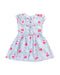 A Blue Short Sleeve Dresses from Cath Kidston in size 3T for girl. (Back View)